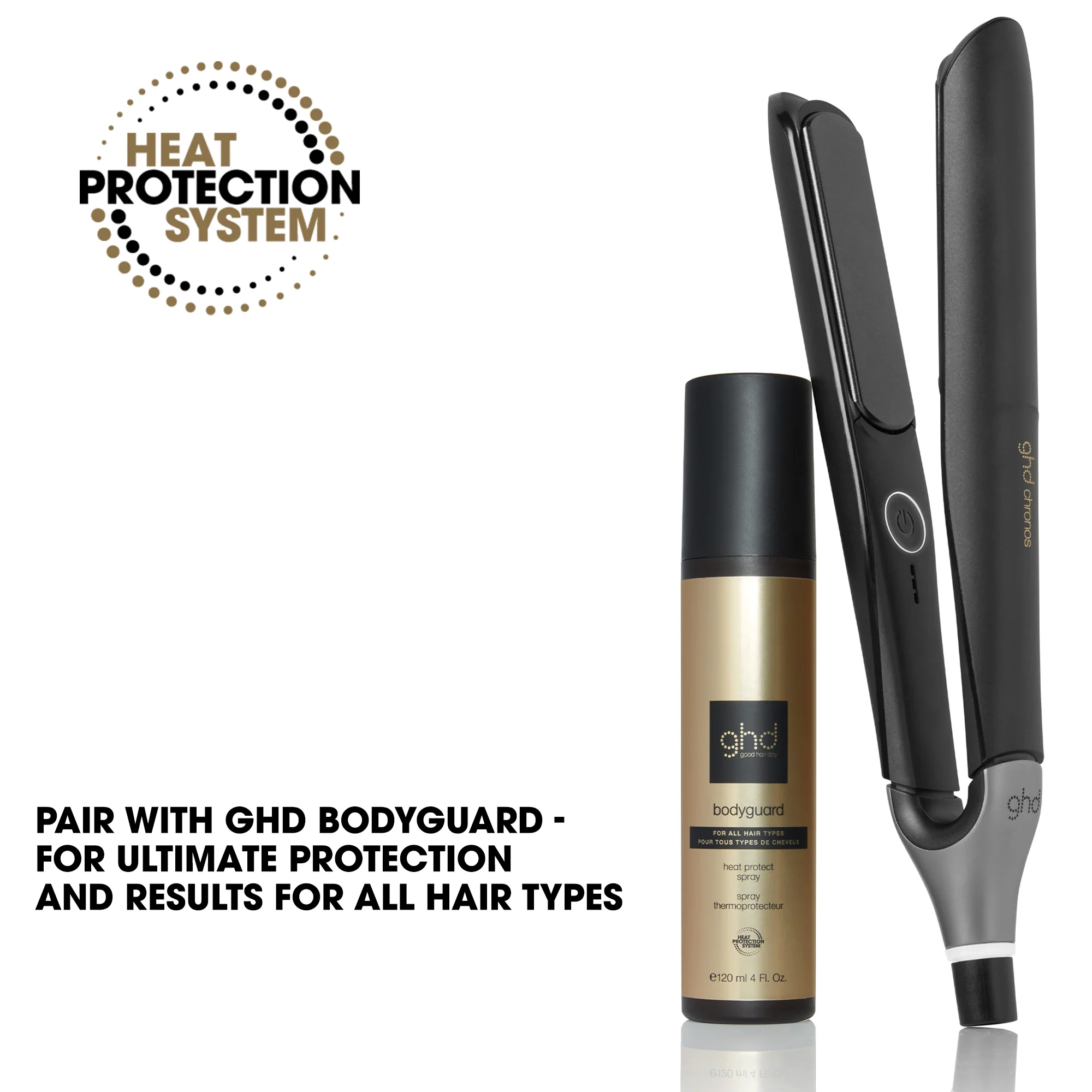 ghd Chronos - Hair Straightener (Black) - Image 3