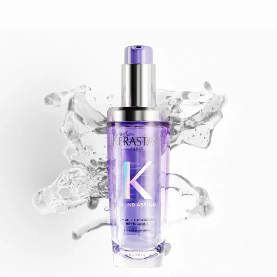 Kérastase Blond Absolu L'huile Cicagloss Refillable Hair Oil, For Blonde Hair 75ml - Image 3