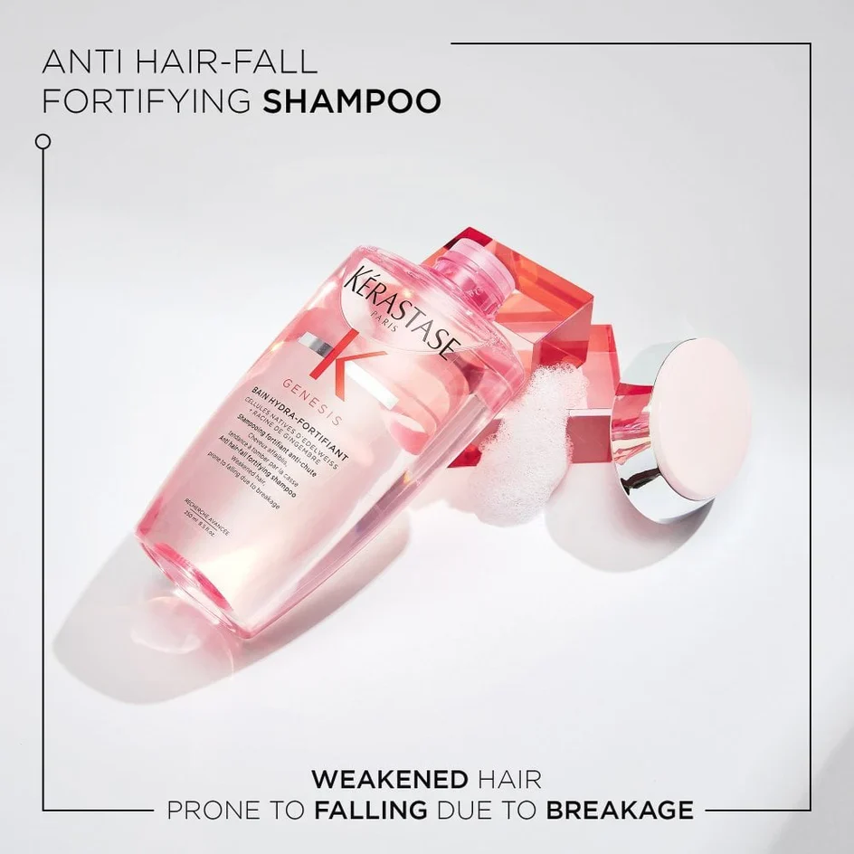 Kérastase Genesis Bain Hydra-Fortifiant For Oily Or Thin Hair Shampoo 250ml - Image 3