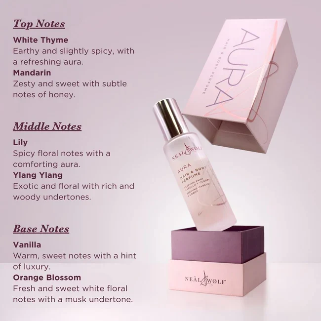 Neal & Wolf Aura Hair & Body Perfume 50ml - Image 4