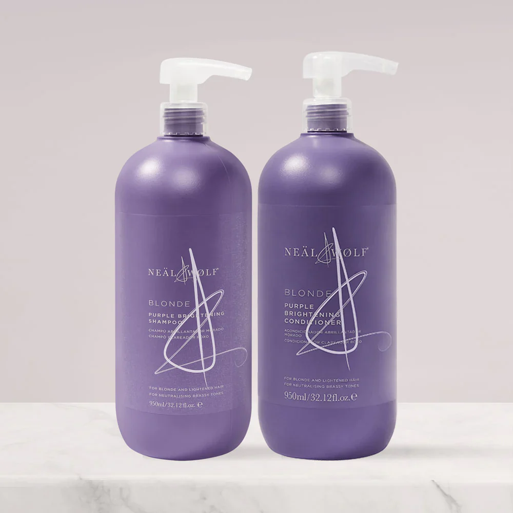 Neal & Wolf Brighten & Tone 950ml Shampoo & Conditioner Duo