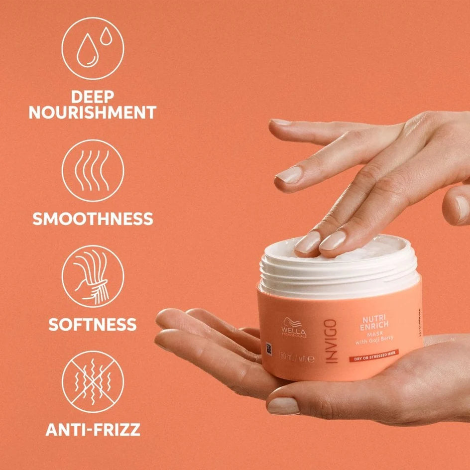 Wella Invigo Nutri-Enrich Deep Nourishing Mask 150ml - Image 3