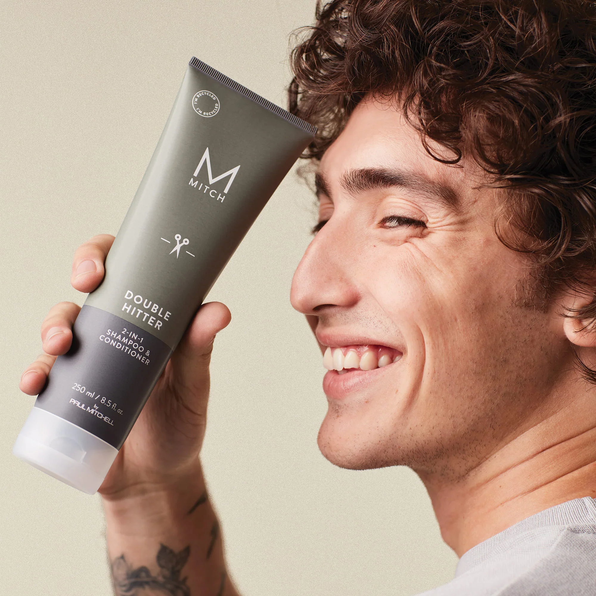 Paul Mitchell Mitch Double Hitter 2-in-1 Shampoo and Conditioner 250ml - Image 3