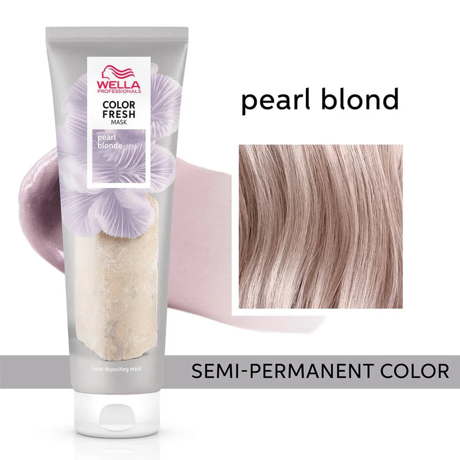 Wella Color Fresh Semi-Permanent Colour Mask - Pearl Blonde 150ml - Image 2