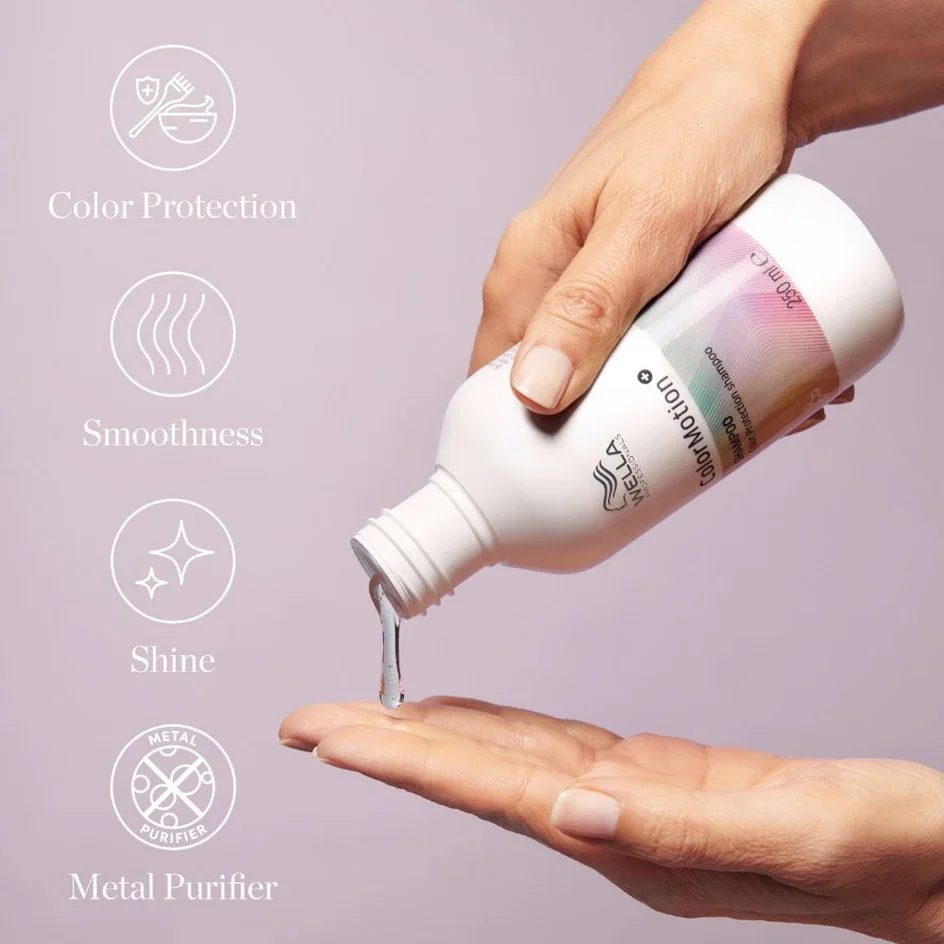 Wella Color Motion+ Color Protection Shampoo 250ml - Image 3