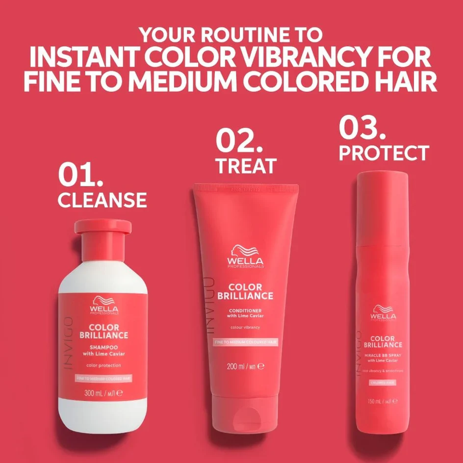 Wella Invigo Color Brilliance Vibrant Color Conditioner for Fine Hair 200ml - Image 7