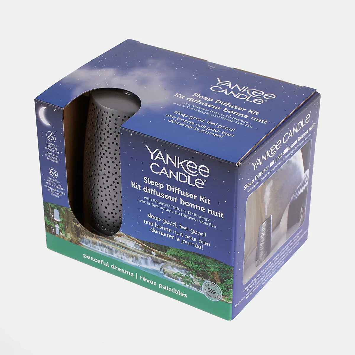 Yankee Candle Sleep Diffuser Starter Kit - Silver - Peaceful Dreams Electric Fragrance Diffuser - Image 3
