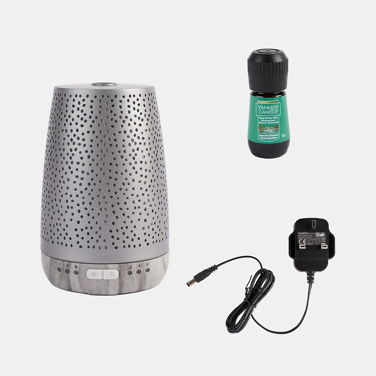 Yankee Candle Sleep Diffuser Starter Kit - Silver - Peaceful Dreams Electric Fragrance Diffuser - Image 4